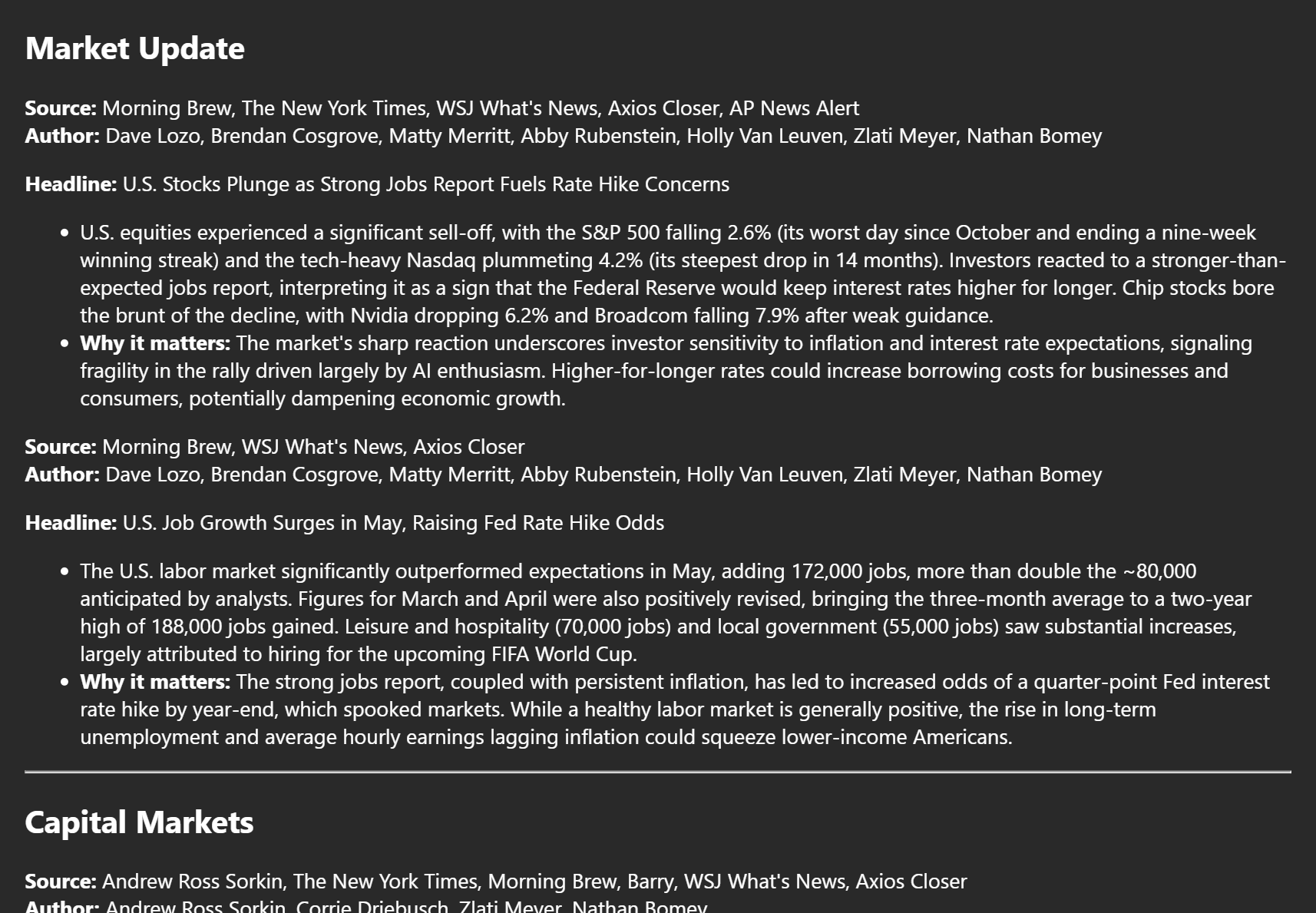 Newsletter Digest